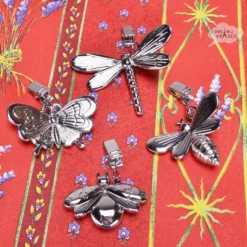 Set Of 4 Metal Garden Dwellers Tablecloth Weights By Prodyne