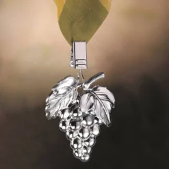 Table Linens Set Of 4 Metal Grapes Tablecloth Weights By Prodyne