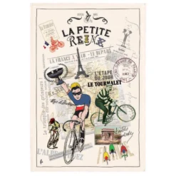 Winkler Torchons & Bouchons Kitchen La Petite Reine Tea Towel By Torchons Et Bouchons