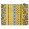 Le Cluny French Linens Lisa Yellow Acrylic-Coated Cotton Reversible Placemat By Le Cluny Table Linens