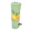 Lemons Green Waffle Weave Kitchen Towel By Tissus Toselli