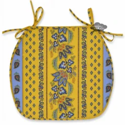 Le Cluny French Linens Lisa Yellow Coated French Style Chair Pad By Le Cluny Table Linens