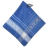 Callas Blue French Cotton Jacquard Napkin By L'Ensoleillade Table Linens