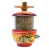 Terres Et Couleurs Kitchen Ceramic Mill With Herbes De Provence - Olives Red