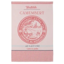 Kitchen Veritable Camembert Cheese French Jacquard Dish Towel By Coucke