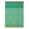 Tea Time (Instant The) French Jacquard Cotton Dish Towel By Coucke Kitchen