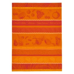 Kitchen Tutti Frutti French Jacquard Cotton Dish Towel By Coucke