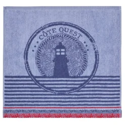 Lighthouse (Phare) Terry Square Towel By Coucke
