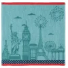 Cities Terry Square Towel By Coucke