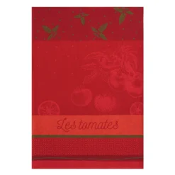 Tomates Du Potager French Jacquard Dish Towel By Coucke