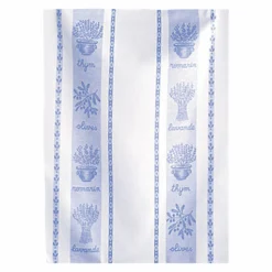 Kitchen St Remy Lavande French Jacquard Dish Towel By Coucke