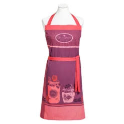 Red Fruit Jam (Confiture Fruits Rouges) Cotton Kitchen Apron By Coucke
