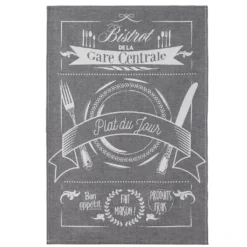 Kitchen Bon Appetit French Jacquard Dish Towel By Coucke