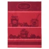 Kitchen Red Fruit Jam (Confiture Fruits Rouge) French Jacquard Dish Towel By Coucke