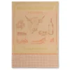 Kitchen Beef (Boeuf) Bourguignon French Jacquard Dish Towel By Coucke