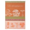 Mushroom (Champignon) French Jacquard Dish Towel By Coucke