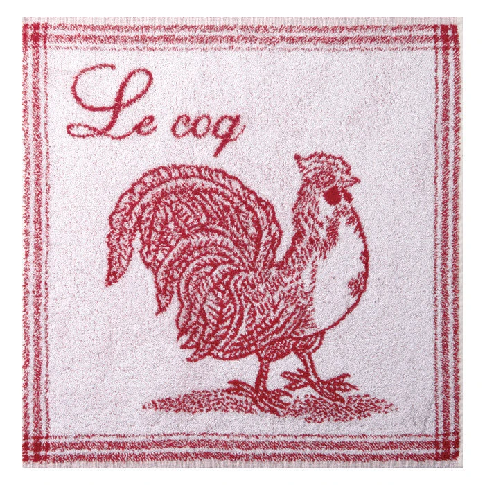 Kitchen Le Coq Terry Square Towel By Coucke