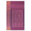 Wine Glasses (Les Verres A Vin) French Jacquard Cotton Dish Towel By Coucke