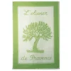 Kitchen L'Olivier De Provence Amande French Jacquard Dish Towel By Coucke