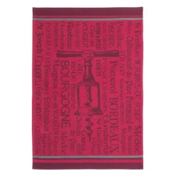 Corkscrew (Tire Bouchons) French Jacquard Dish Towel By Coucke Kitchen