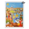 Provence Fish Market French Cotton Kitchen Towel By L'Ensoleillade