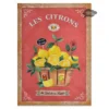 The Lemons (Les Citrons) French Cotton Kitchen Towel By L'Ensoleillade