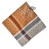 Winery Caramel French Cotton Jacquard Napkin By Tissus Toselli