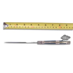 Laguiole Bougna Laguiole DeLuxe Table Knives Set Of 6 - Blue Stained Rosewood Handles By Bougna Kitchen