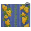 Le Cluny French Linens Grapes Blue Acrylic-Coated Cotton Reversible Placemat By Le Cluny Table Linens