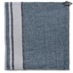 Harmony (now Haomy) Zonza Prussian Blue French 100% Linen Napkin By Harmony
