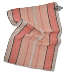 Harmony (now Haomy) Piana Peach French Linen Kitchen Towel By Harmony