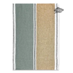 Harmony (now Haomy) Trevise Khaki French Linen Kitchen Towel By Harmony