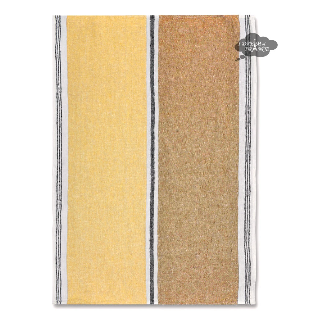Harmony (now Haomy) Trevise Safran French Linen Kitchen Towel By Harmony