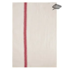 Harmony (now Haomy) Vivario Red & White French Linen Kitchen Towel By Harmony
