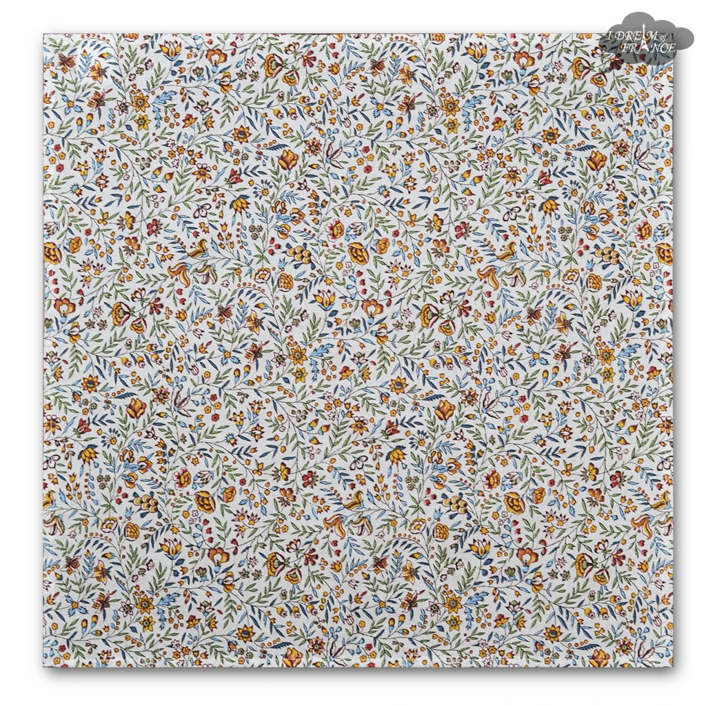 Beaucaire Cream French Provence Cotton Napkin By L'Ensoleillade Table Linens