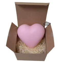 La Lavande Heart Soaps In Eiffel Tower Kraft Box Bath