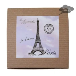 La Lavande Heart Soaps In Eiffel Tower Kraft Box Bath