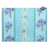 Le Cluny French Linens Lavender Blue Acrylic-Coated Cotton Reversible Placemat By Le Cluny Table Linens