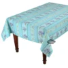 Le Cluny French Linens Table Linens 60x108" Rectangular Lavender Blue Acrylic-Coated Cotton Provence Tablecloth By Le Cluny