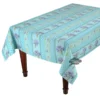 Le Cluny French Linens 60x 96" Rectangular Lavender Blue Acrylic-Coated Cotton Provence Tablecloth By Le Cluny