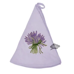 Kitchen Round Terry Hand Towel Lavender Lavender By Tissus Toselli