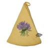 Round Terry Hand Towel Lavender Yellow By Tissus Toselli Kitchen