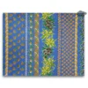 Le Cluny French Linens Table Linens Olives Blue Acrylic-Coated Cotton Reversible Placemat By Le Cluny