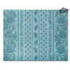 Le Cluny French Linens Lisa Turquoise Acrylic-Coated Cotton Reversible Placemat By Le Cluny Table Linens