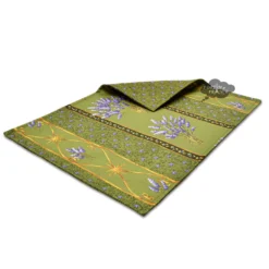 Le Cluny French Linens Lavender Green Acrylic-Coated Cotton Reversible Placemat By Le Cluny