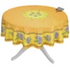 Le Cluny French Linens 70" Round Lavender Yellow Provence Tablecloths By Le Cluny
