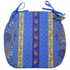 Le Cluny French Linens Lisa Blue Coated French Style Chair Pad By Le Cluny