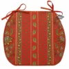 Le Cluny French Linens Lisa Red Coated French Style Chair Pad By Le Cluny Table Linens
