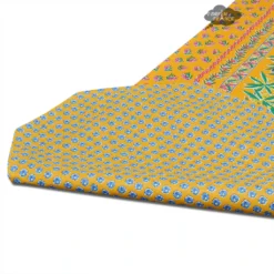 Le Cluny French Linens Table Linens 16x72" Olives Yellow Acrylic-Coated Cotton Provence Table Runner By Le Cluny