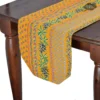 Le Cluny French Linens Table Linens 16x72" Olives Yellow Acrylic-Coated Cotton Provence Table Runner By Le Cluny